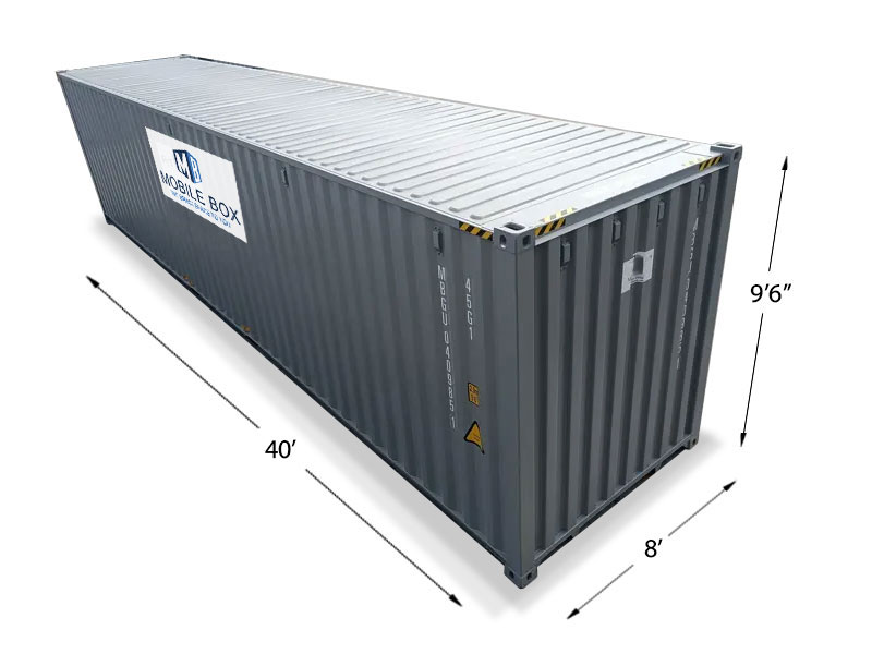 40' High Cube Storage Container